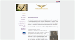 Desktop Screenshot of nekbakhtfoundation.org